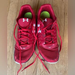 Under Armour Men’s Vibrant Red MICRO G Running Shoes (12)